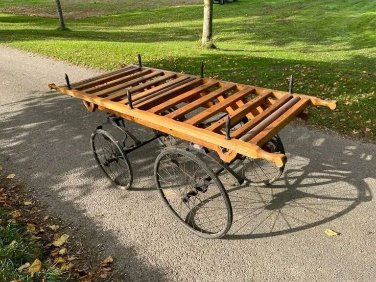 Edwardian 1920s Oak Coffin Hand Bier Hearse Cart – Quality Funeral ...